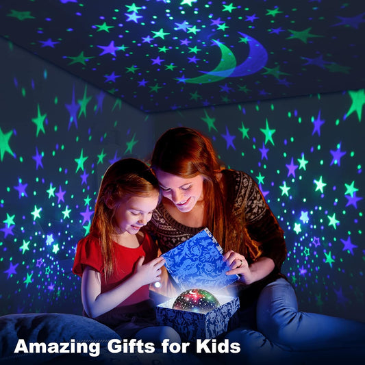 YACHANCE Kids Sound Machine with Night Light Projector,29 Soothing Sounds Baby Night Light Star Projector for Kids Room,White Noise Machine for Baby Sleeping Soother,Nursery Lamp,Bedroom Decor