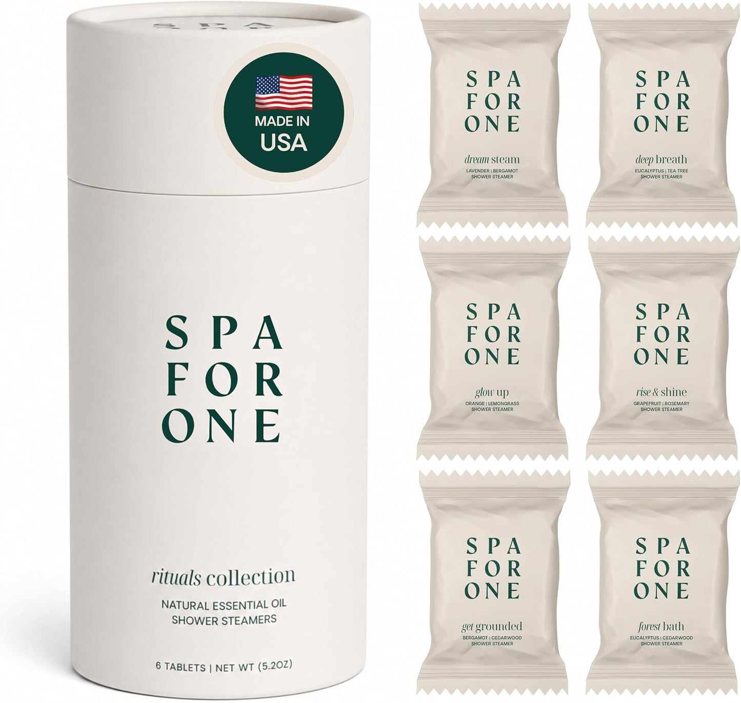 Shower Steamers Aromatherapy, Self Care Gifts - Variety 6 Pack