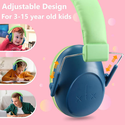 ProCase Kids Noise Cancelling Headphones, Kids Ear Protection Monster Jam Truck, Fireworks Hearing Protection Noise Reduction, Noise Canceling Earmuffs for Sensory Autism Toddler Children -Red