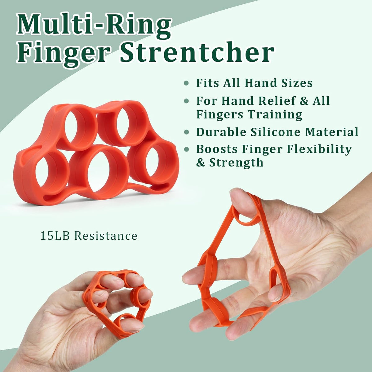 CYFIE Grip Strength Trainer Kit Adjustable 10-132Lbs Hand Exerciser Counter