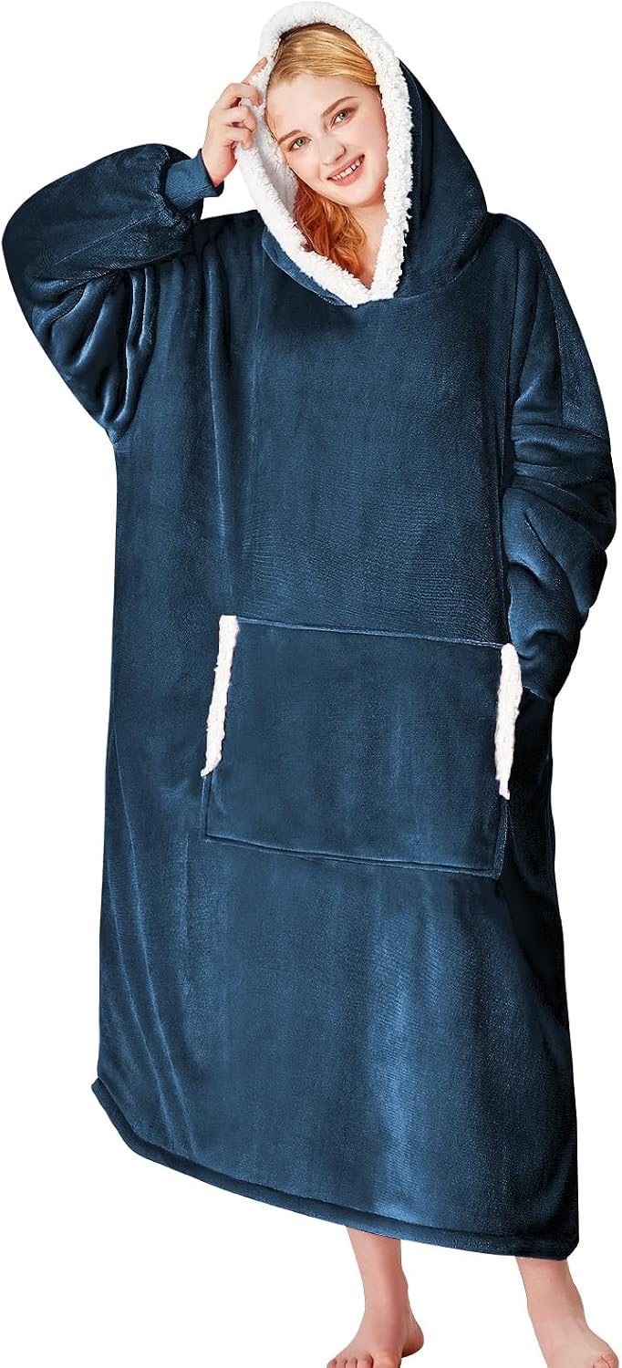 yescool Wearable Blanket Hoodie as Christmas Birthday Gifts for Women Mom - Colors A
