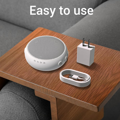 Sound Machine Baby Patter for Sleeping Cute White Noise Machine for Baby Kids Adults with 32 Soothing Sounds 32 Volume Levels Brown Noise Machine with 4 Timer Memory Funtion for Travel Office Privacy