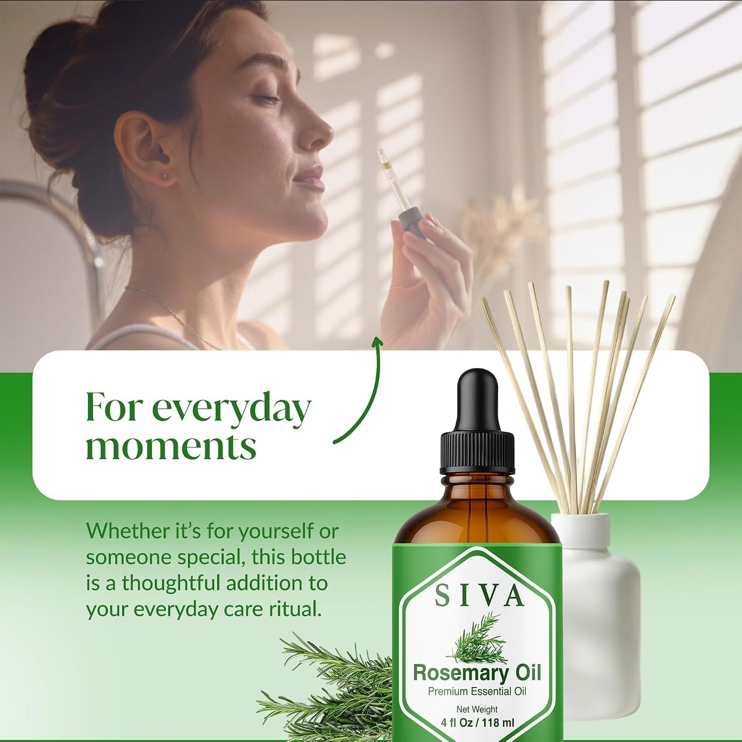 Siva Lavender Essential Oil, Huge Bottle, Large Size, 16 Fl Oz (473 ml)