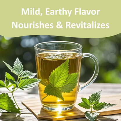 Ovikaso Tea, Nettle Leaf Tea Bags, 50 Pyramid Tea Bags, 1.5g/bag, Natural Stinging Nettle Tea, Direct from Source, Rich in Antioxidants & Support Bone Health, Herbal Tea