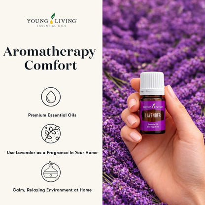 Lavender Essential Oil by Young Living, 15 Milliliters, Topical and Aromatic Use