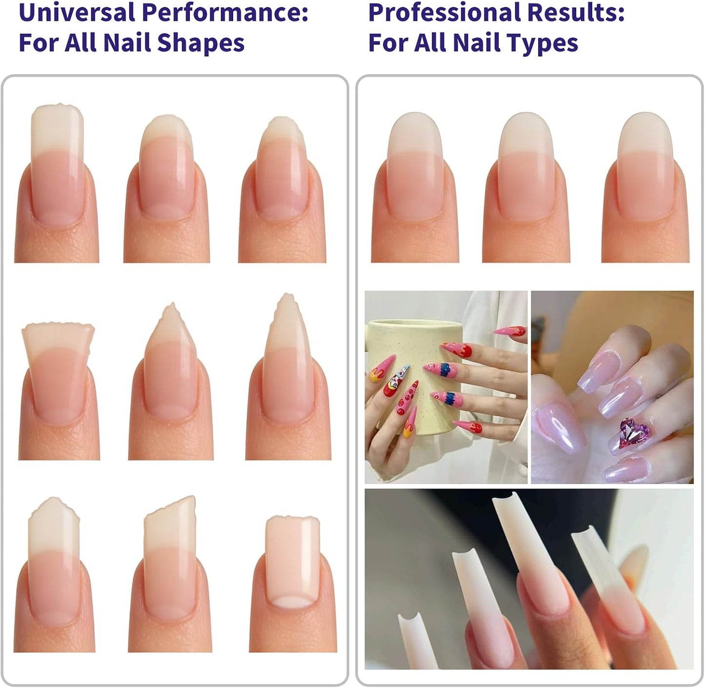 SWEET VIEW 14PCS Nail Files & Buffers for Gel, Acrylic and Natural Nails | Includes 100/180, 180/240 grit Emery Boards & 1000/4000 Buffer Block. For natural, gel or acrylic.