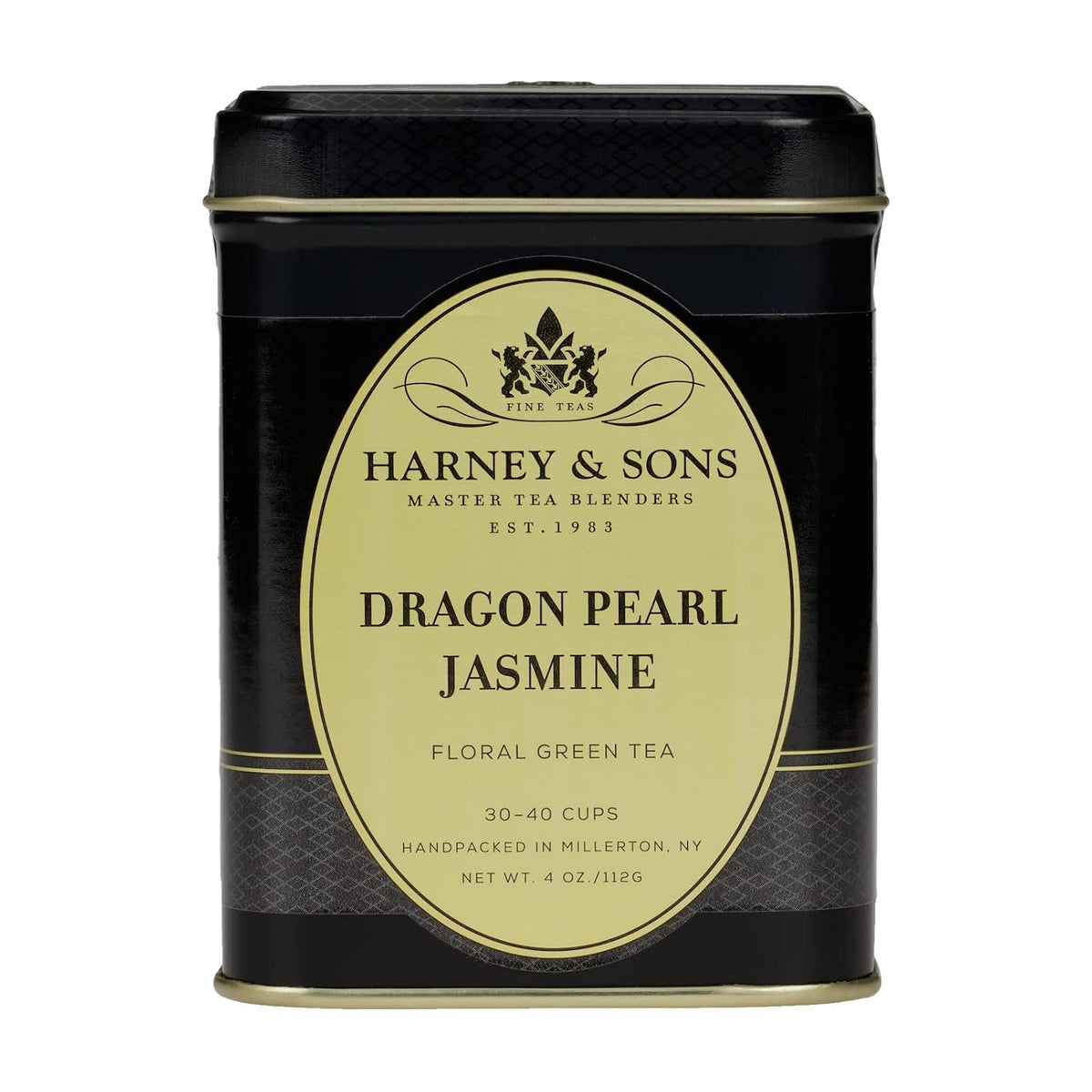 Harney & Sons Dragon Pearl Jasmine Loose Leaf Green Tea Tin, 4 oz