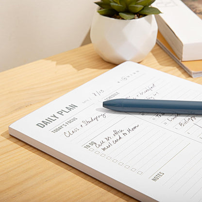 Grocery List Magnet Pad for Fridge - 6 x 9" - Grocery Shopping Checklist Notepad with Categories - 50 Sheets