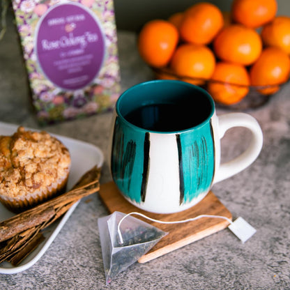 Arroyo Kitchen by Little Jasmine, Non-GMO Rose Oolong Tea Bag, 4 Gr of Premium Taiwanese Whole Tea Leaves and Flowers per Bag, PLA Tea Bag, Brew Hot or Cold