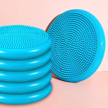 Amylove 10 Pcs Inflated Wobble Cushions for Kids Sensory