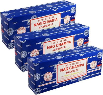 TRUMIRI Incense Stick Holder Bundle with Satya Sai Baba Nagchampa 250g Bulk Incense Sticks Nag Champa Agarbatti - Pack of 1 (Approx 250 Insence-Sticks)