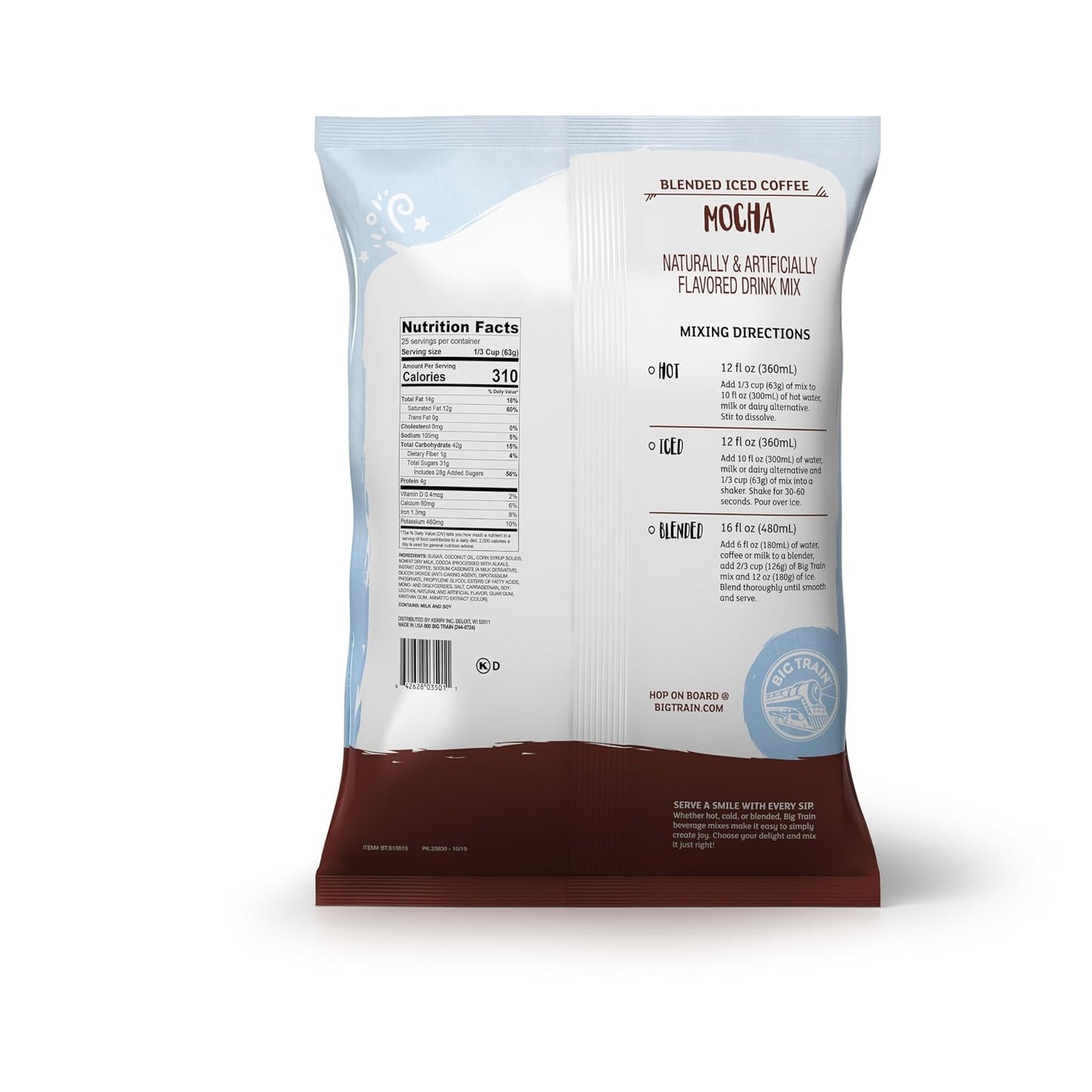 Big Train Vanilla Bean Blended Crème Beverage Mix, 3.5 Pound (Pack of 1) - Colors A
