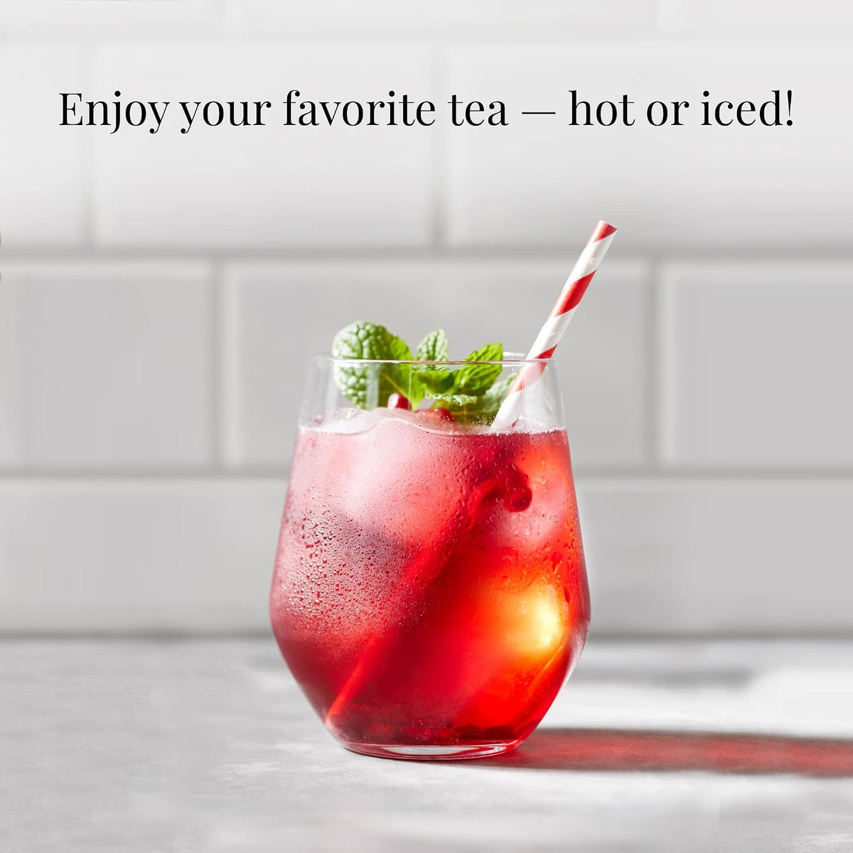 The Republic of Tea SuperFruit Pomegranate Green Tea, Low Caffeine, 50 Ct