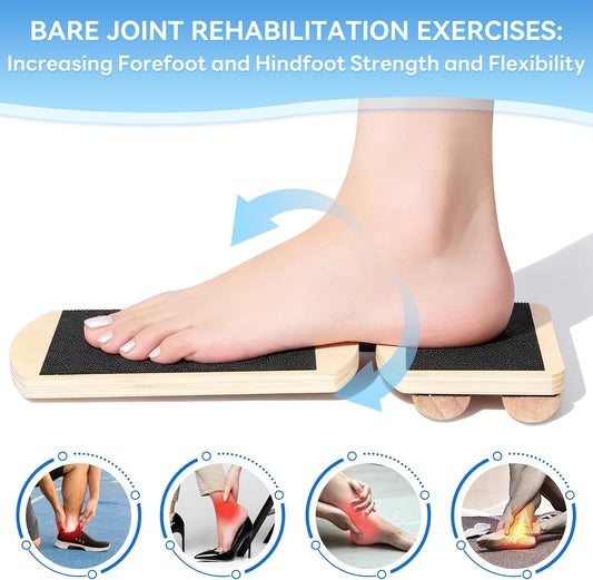Ankle Balance Board and Foot Strengthener, Used for Physical Therapy Training for Sprains, Achilles Tendon Pain, and Plantar Fasciitis, Single-leg Balance Board With User Manual