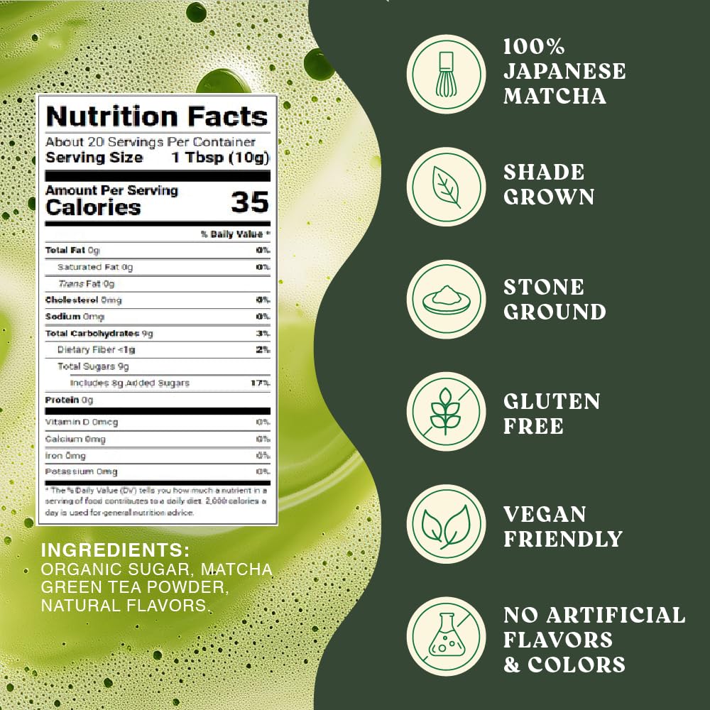 Harmony Premium Japanese Lavender Matcha Tea, 10 Sticks
