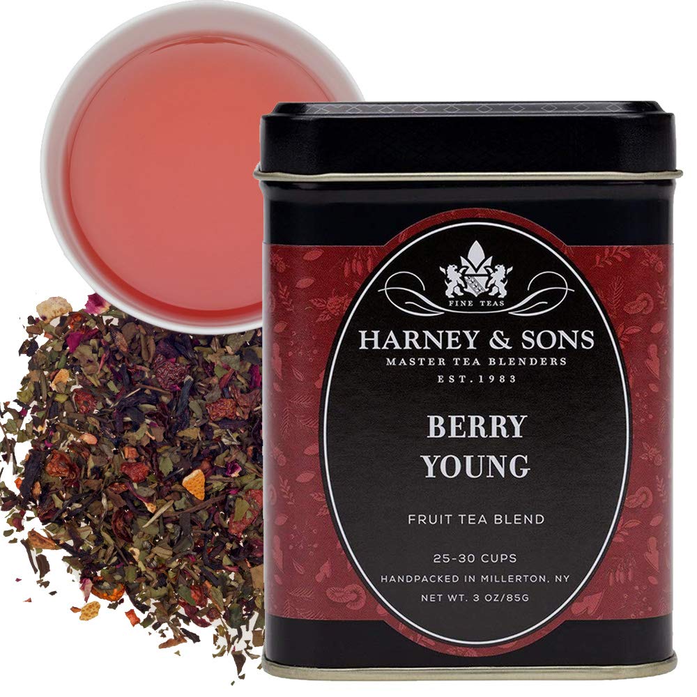 Harney & Sons Berry Young White Tea with Goji, Loose Leaf Tin, 3 oz