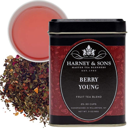 Harney & Sons Berry Young White Tea with Goji, Loose Leaf Tin, 3 oz