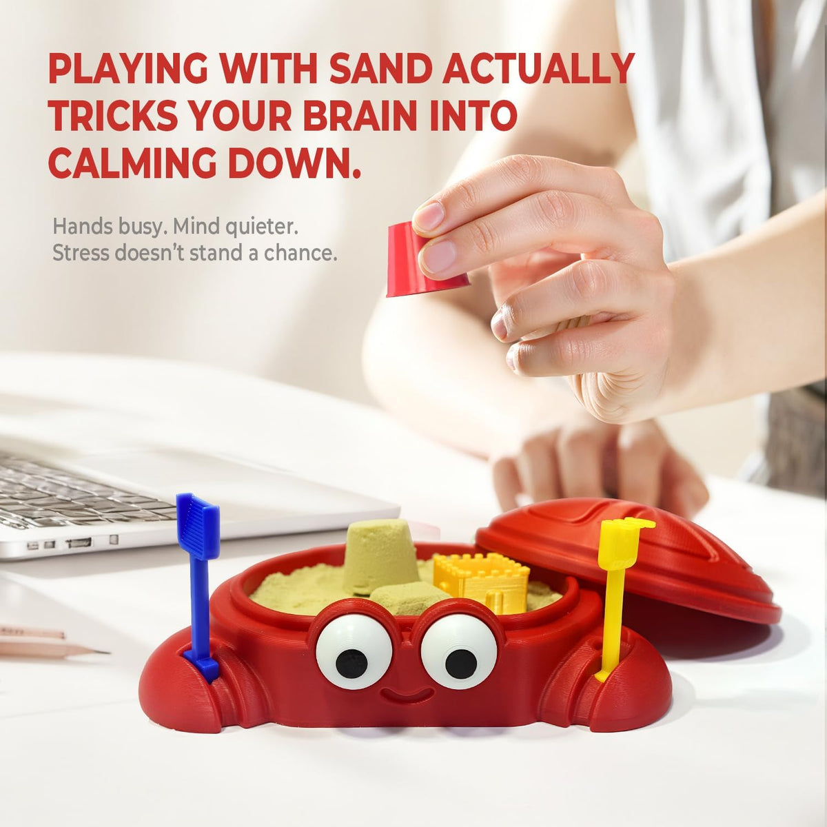 Dumpster Fire Zen Garden for Desk, Funny Coworkers Office Accessory Gifts