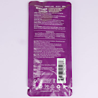 Pedicure Kit Foot Soak Set: Bubble Salt, Sugar Scrub, Massage Mask, Massage Lotion in a Box, 4 Step Foot Spa Kit for Dry Feet, Softens Calluses, Tired Feet（3 Set Lavender) - Colors A