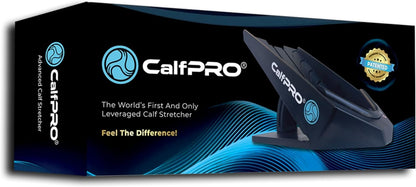 CALFPRO Slant Board for Calf Stretching - Deep Calf Stretcher for Plantar Fasciitis & Achilles Tendonitis, Feet Mobility & Heel Pain Relief, Incline Wedge for Strained Ankle - Foot Rocker Replacement