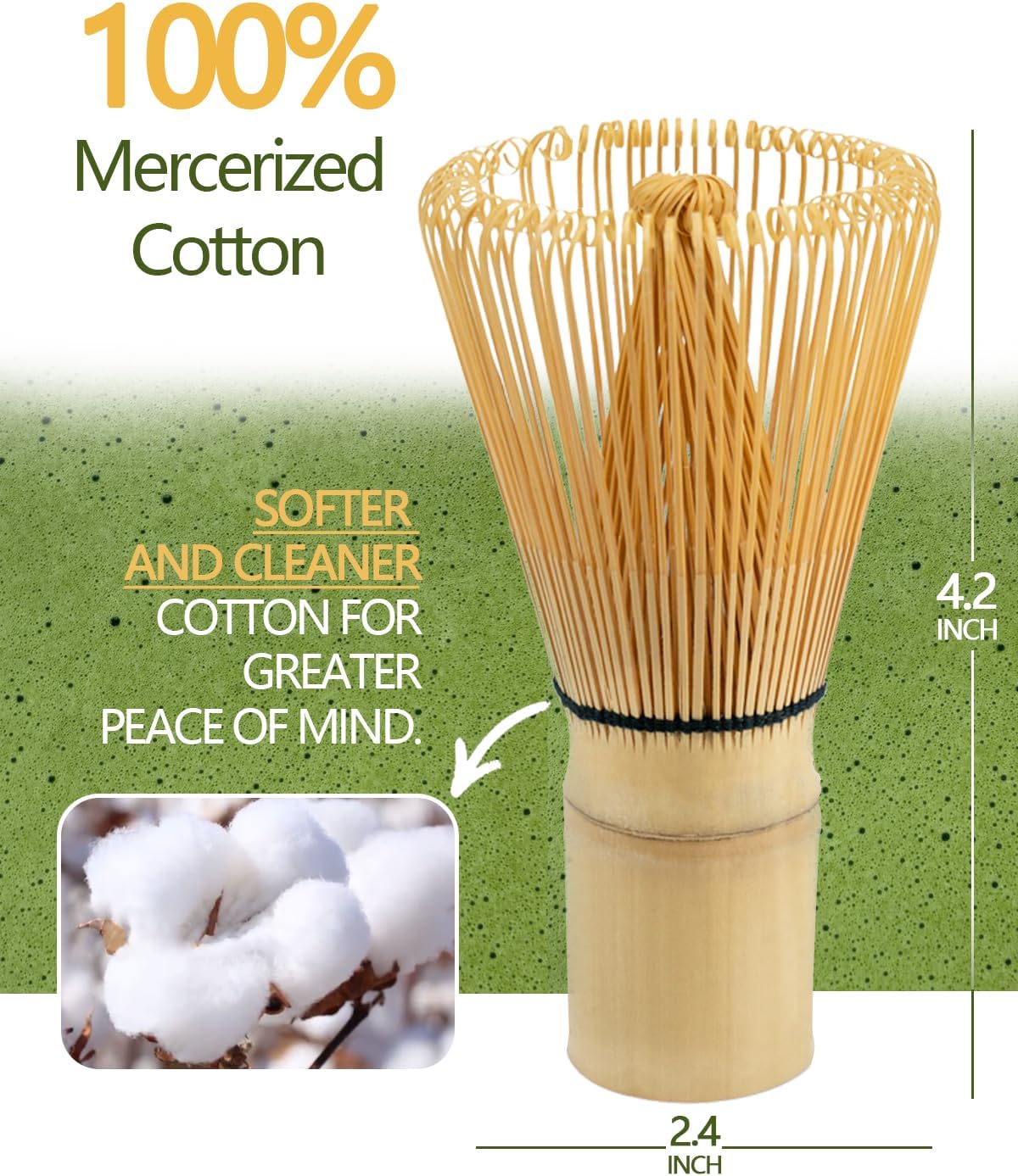 Vaiheng Matcha Whisk Set with Matcha Bowl, Matcha Whisk Holder Matcha Bamboo Whisks, Scoop, Sifter, Mothers Day Gifts for Women Mom Her Girl Friend Home Kitchen Decor Kit for Tea Enthusiasts