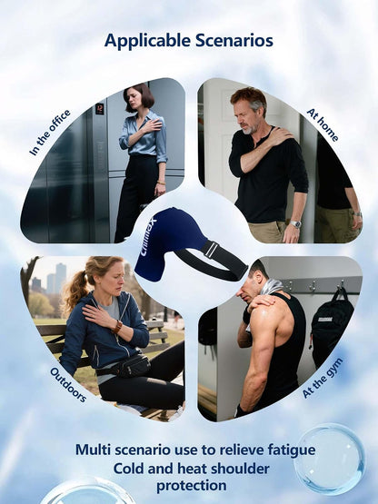 Shoulder Ice Pack Wrap for Rotator Cuff Cold Therapy Brace