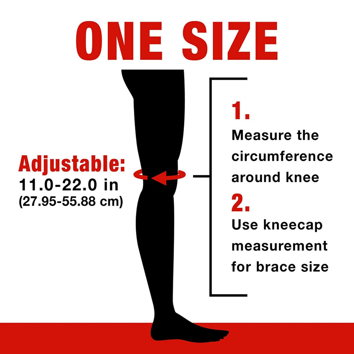 ACE Brand Adjustable Knee Brace with Side Stabilizers Provides Support & Compression to Arthritic and Painful Knee Joints