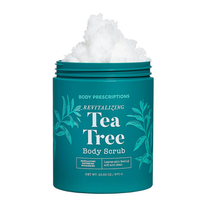Body Prescriptions Exfoliating Body Scrub – Body Cleanser for Nourished, Ultra-Smooth Skin, Honey Citrus, Coconut Almond, and Sweet Mint