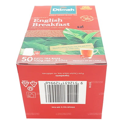 Dilmah® English Breakfast Tea (100g) 50 Tea Bags