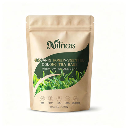 Nutricas Oolong Tea, Oolong Tea Organic, 5g*20 Bags Selected Tea Leaves