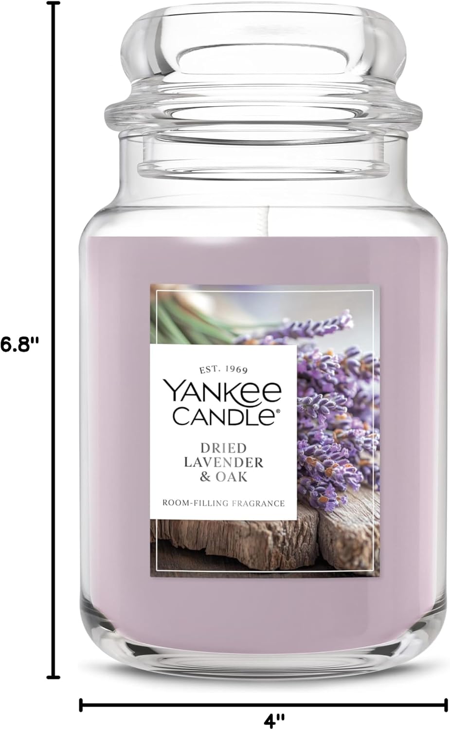 Yankee Candle Lemon Lavender Scented Candle, 22oz Large Jar