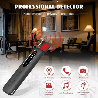 AI Powered 7 in 1 Hidden Camera Detectors,Anti Spy RF Signal Scanner, Infrared GPS Tracker Finder & Bug Detector&Camera Detector for Hotels, Bathrooms, Cars & Offices