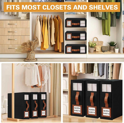 GhvyenntteS Bed Sheet Organizers and Storage, Closet Organizer