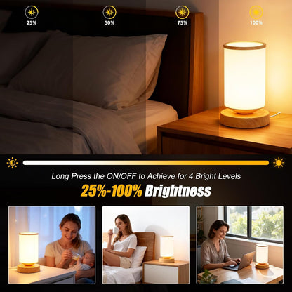 Light Therapy Lamp 10000 Lux, Sunlight Lamp with Remote Control, 3 Color Temperatures & 4 Brightness Levels, Full Spectrum Light, Ideal as Desk, Bedside Lamp & Gift for Home/Office