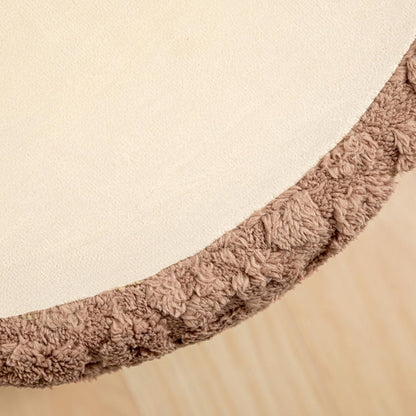 Round Pouf Ottoman 20 x 20 x 14 Inches Boho Poof Home Decor Floor Pouffe Ottoman Foot Rest for Couch Sofa Bean Bag Chairs Living Room Bedroom (Green)