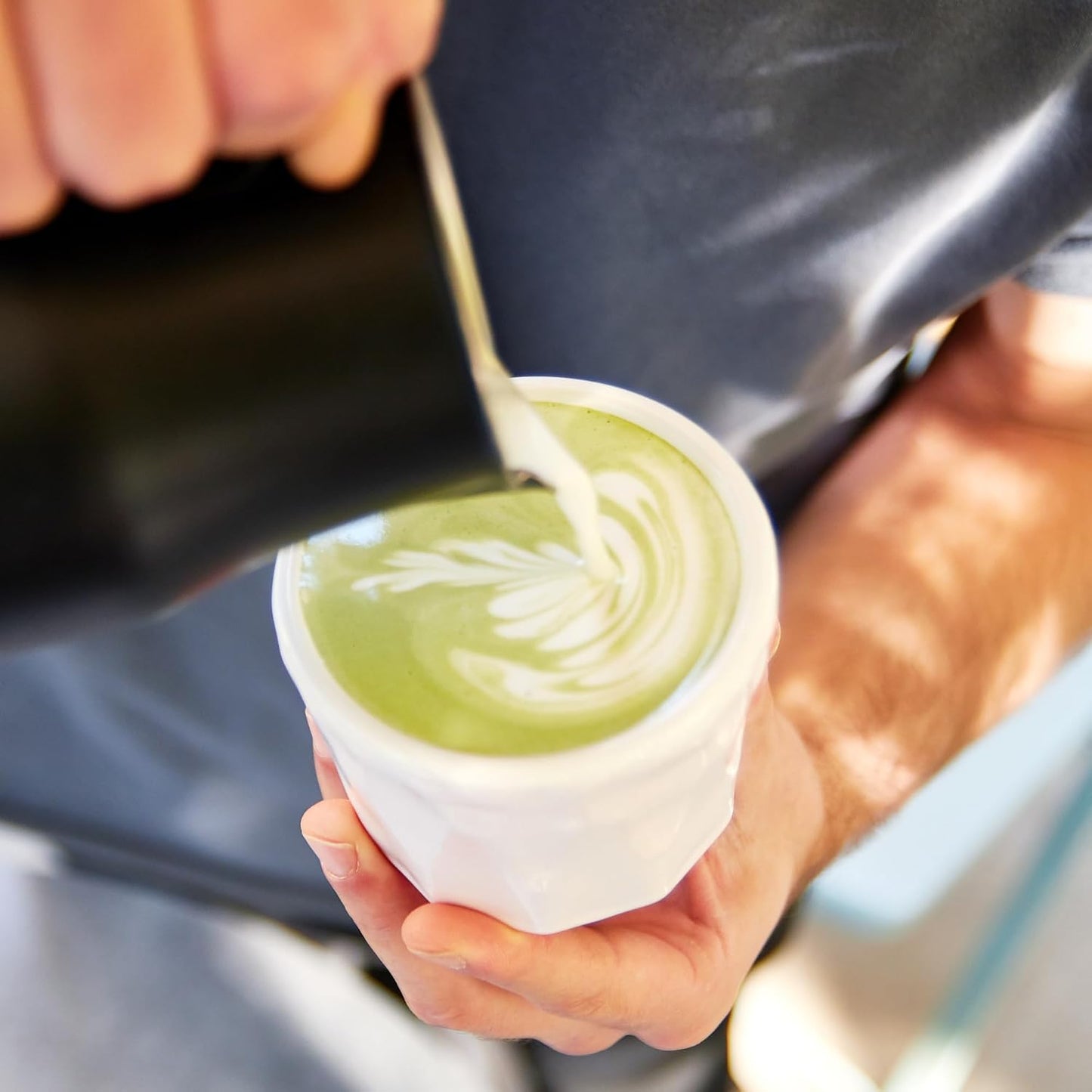 Kuli Kuli Matcha Moringa Organic Superfood Latte - Matcha Green Tea Powder for Natural Caffeine & Antioxidants with Moringa and Lion’s Mane for Cognitive Support and Mental Focus