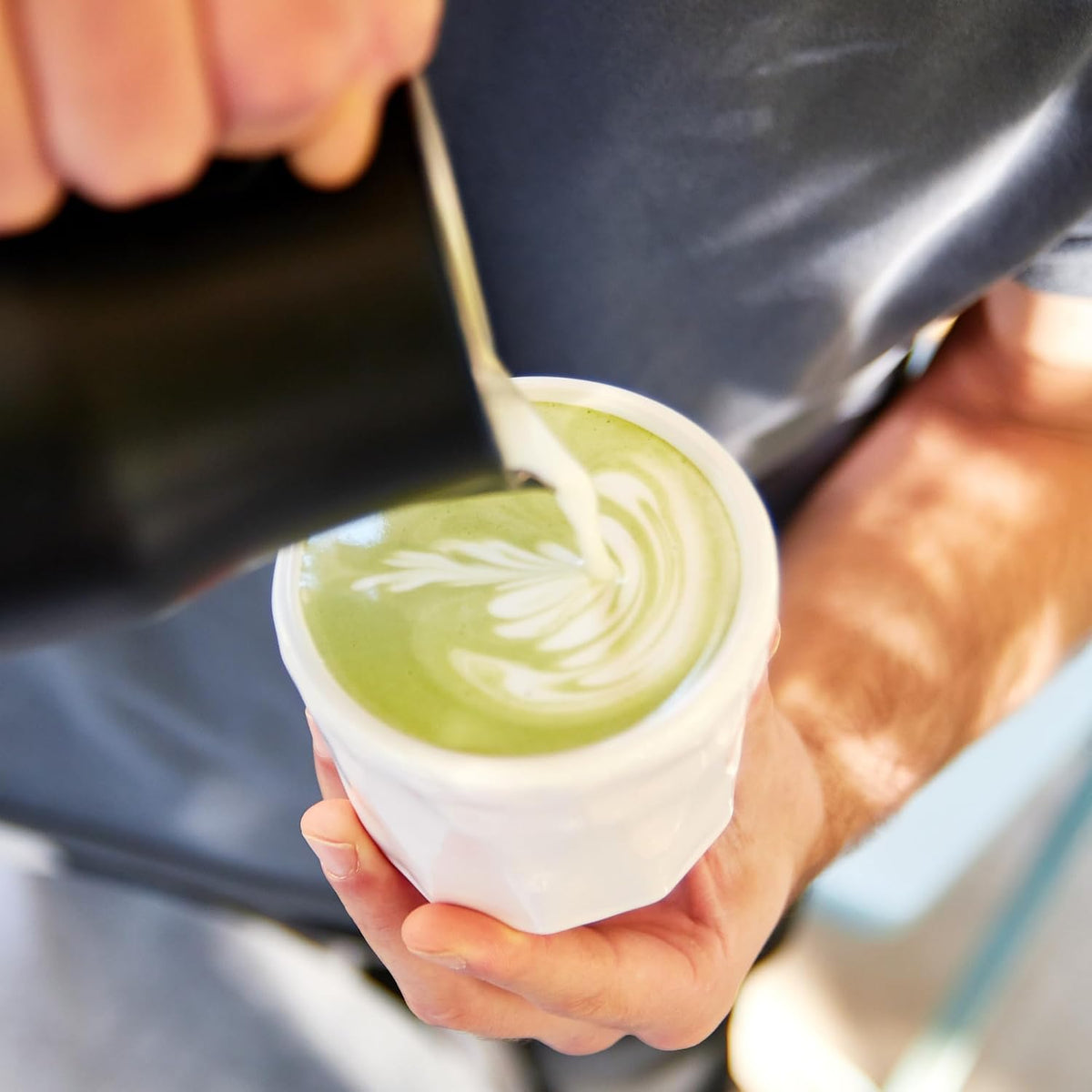 Kuli Kuli Organic Moringa Powder Matcha Green Tea Latte - Lion's Mane