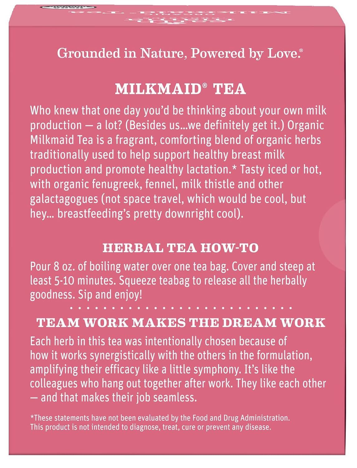 Earth Mama - Organic Milkmaid Tea, Lactation Support - 32 Teabags