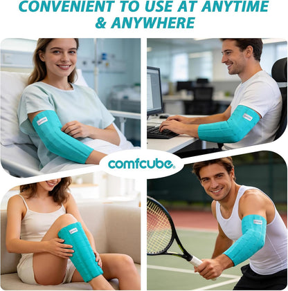 Ice Pack for Knee Pain Relief, 2 Hours Long Lasting Cold Pack for Knee Injuries, Cold Therapy Flexible Ice Pack Wrap for Knee Replacement Surgery, Swelling, ACL, Meniscus Tear