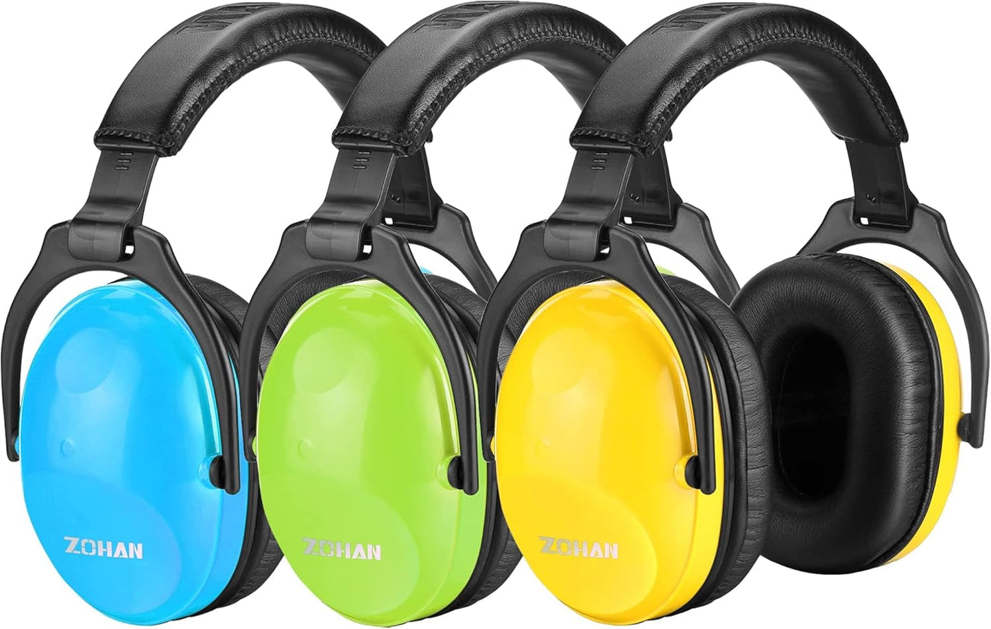 ZOHAN EM030 Kids Ear Protection, Noise Cancelling Headphones Ear Muffs for Autism Sensory, Safety Noise Reduction Hearing Protection for Monster Truck/Concerts/Fireworks/Air Shows