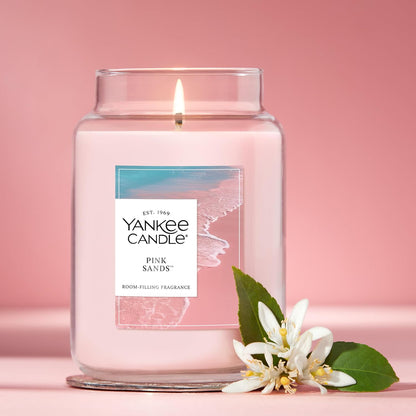 Yankee Candle Pink Sands Scented Candle, 22oz Large Jar
