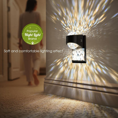 Briignite Night Light,Night Lights Plug into Wall,LED Projector Night Light
