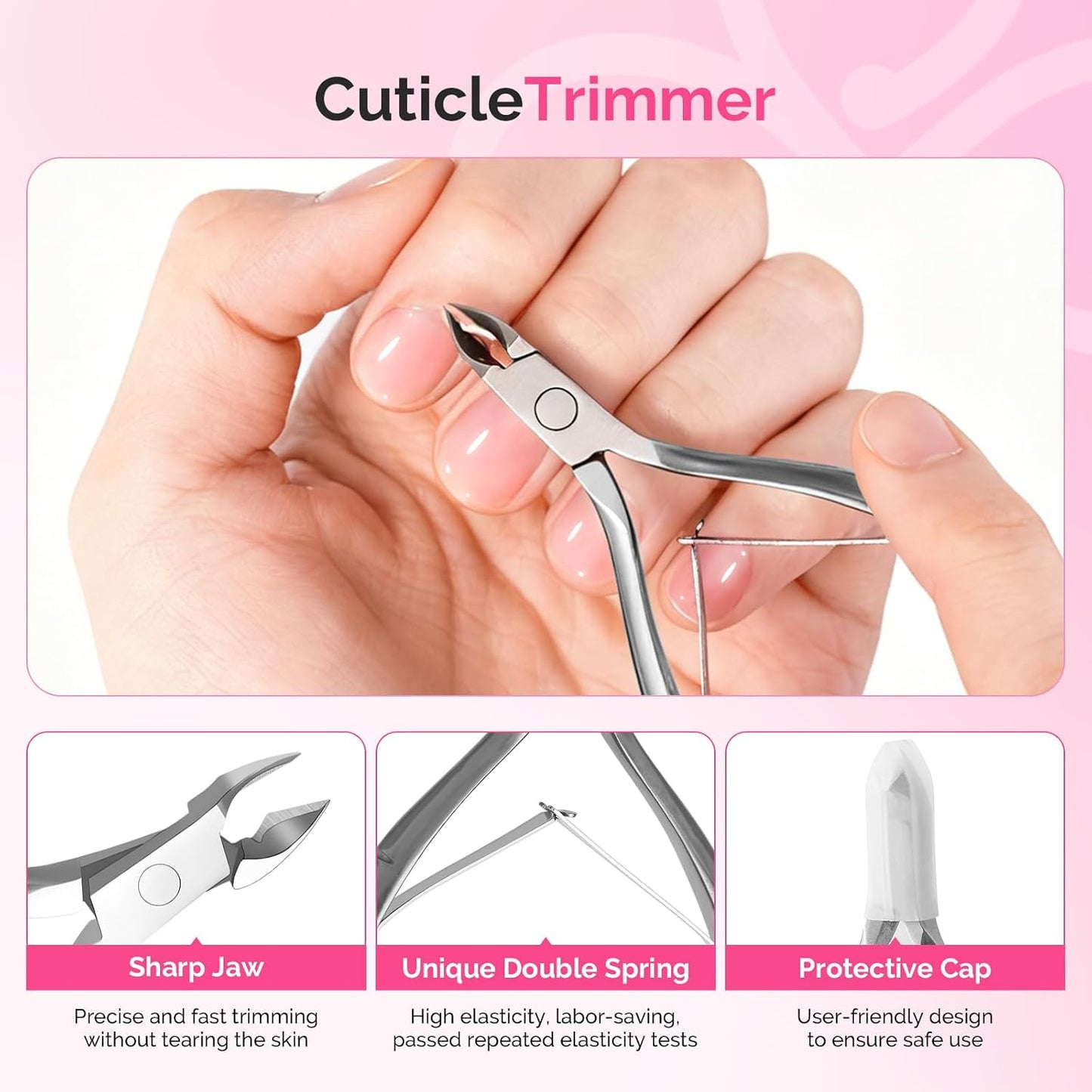 MelodySusie 16Pcs Professional Nail Buffer Kit,Nail Files and Buffers,Nail Buffer Block,Nail Brush, Nail File Buffers Kit for Natural Nails,DIY,Home Use,Salon（100/180 Grit）
