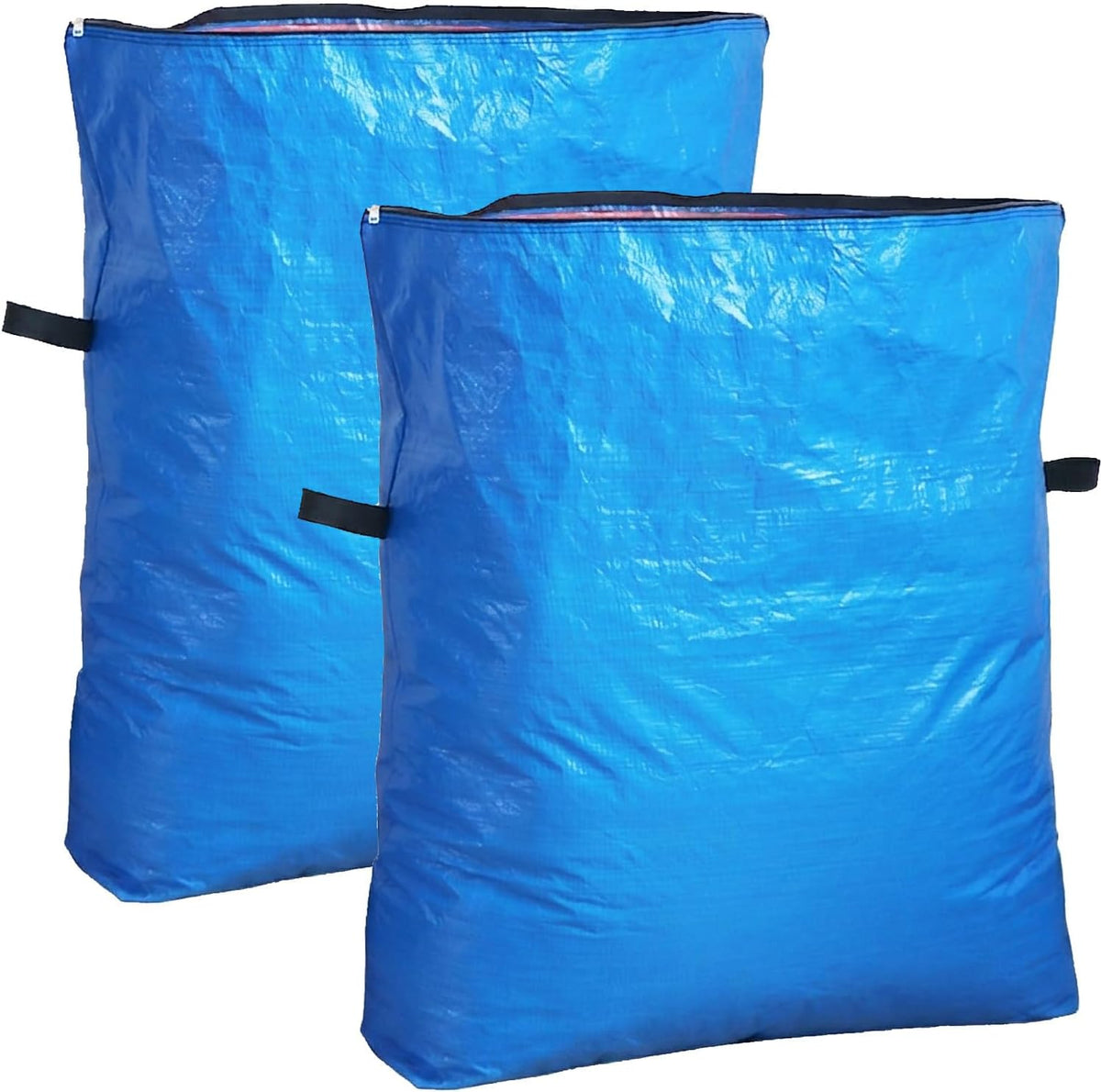 Extra Large Moving Bags with Zippers & Handles (Black)