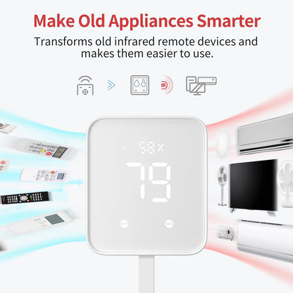 Switchbot Smart Switch Button Pusher (Bluetooth) – Fingerbot for Rocker Switch/One-Way Buttons with hub 2, App Timer Control, No Wiring, Optional Hub Required for Voice/Remote, White