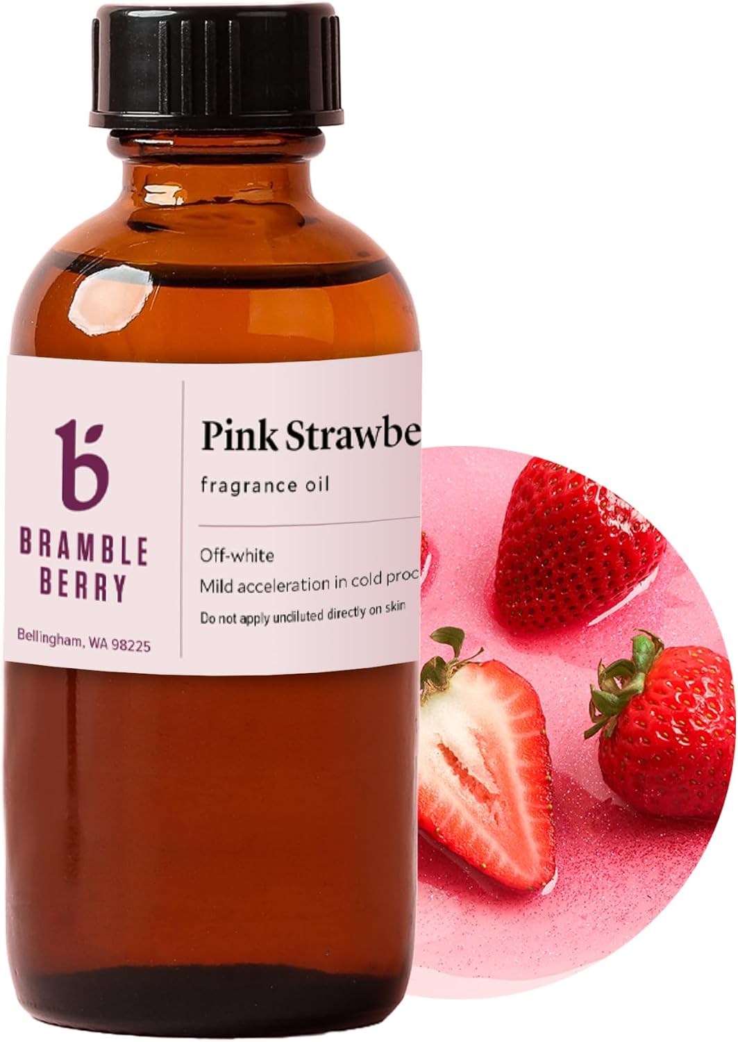 Bramble Berry Watermelon Sugar Fragrance Oil 2 oz | Sweet Fruity Scent for Soap Making, Candles, Lotion, Bath Bombs & Perfume | Skin Safe, Vegan, Paraben & Phthalate Free