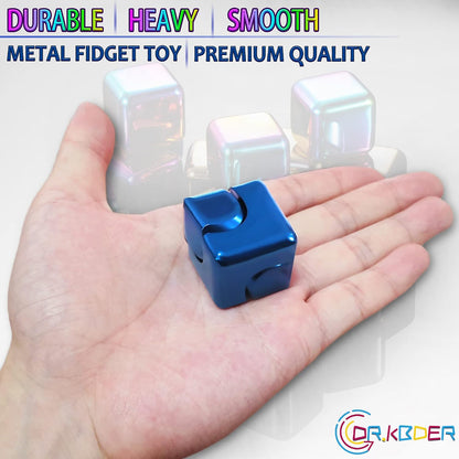 Fidget Spinner Toys Cube Adults Metal Fidgets Cool Stuff Desk Gadgets Office Toy for Teen Boy Small Anxiety Figette Sensory Toy ADHD Tool Fingears Figet Stress Gifts Easter Basket Stuffers Teen Boys