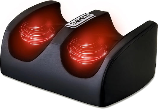 Foot Massager with Heat Electric Foot and Calf Massager Black