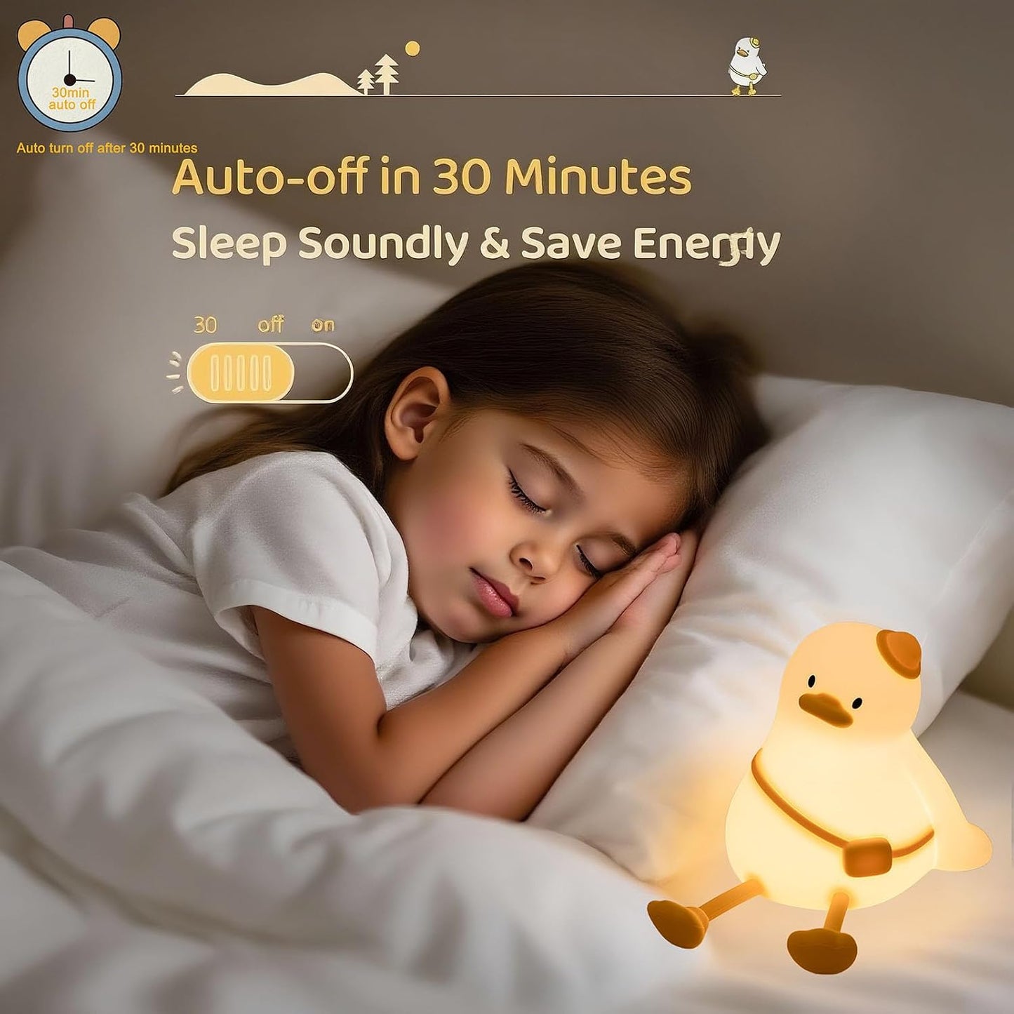 Sloth Gifts for Kids, Squishy Sloth NightLight,Silicone Animal Nursery Lamp
