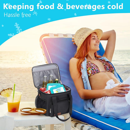 MIYCOO Ice Packs for Lunch Boxes & Coolers - Quick Freeze Ice Pack Space Saving Freezer Packs - Reusable Slim Original Cool Pack - Cooler Accessories for Beach, Camping and Fishing